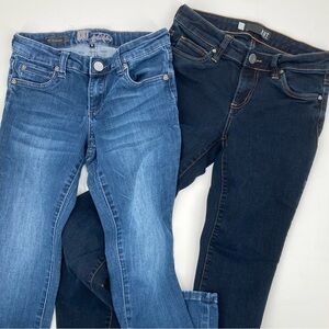 KUT From The Kloth Jeans Bundle Connie Viv Skinny Low Rise Stretch Womans Sz 0